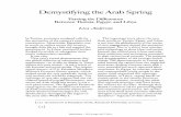 Anderson Demystifying the Arab Spring