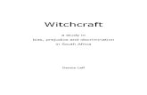 Damon Leff - Witchcraft a Study in Bias Prejudice and Discrimination in South Africa Cd6 Id1083879969 Size197