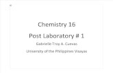 Chem 16 Post Lab#1