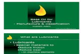 Base Oil Manufacture & Classification