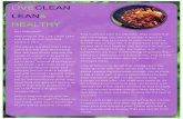 Live Clean Lean and Healthy Challenge