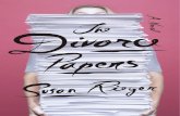 The Divorce Papers by Susan Rieger - Adapted Excerpt