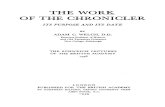 Adam C Welch - The Work of the Chronicler