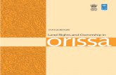 Land Rights Ownership in Orissa