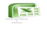 MICROSOFT EXCEL MADE EASY