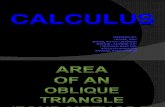 Area of Oblique Triangles