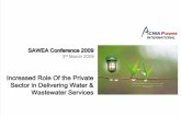 ACWA Power - Increased Role of the Private Sector in Delivering Water & Wastewater Services