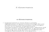 E-Governance 18 Nov