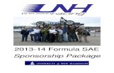 2014 UNH Precision Racing Sponsorship
