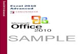 Sample Excel 2010 Advanced Manual