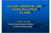 Aquatic Chemistry & Water Pollution - SQ10403 Lecture 1
