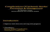 Complications of Ischemic Stroke