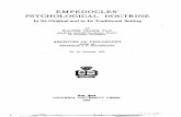 Empedocles' Psychological Doctrine - Veazie (1922)