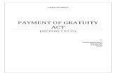 Payment of Gratuity Act Project