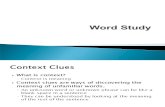 English Word Study Presentation