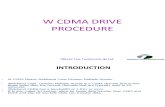 Wcdma Drive Procedure