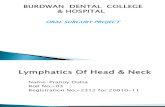 Lymphatics of Head & Neck
