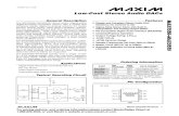 MAX5556 Stereo Audio 16b DAC