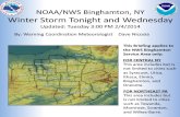 National Weather Service briefing for CNY/NE Pa.