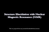Common NMR Method for Structure Elucidation of Organic Molecule