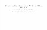 Biomechanics and MOI of the Ankle