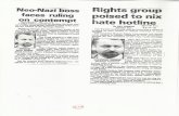 (6)Anti-Fascist Press Clippings (Toronto) 1992 - 1994. Part Six