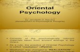 Oriental Psychology