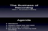 Business of Recording Class Powerpoint Slides