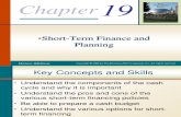 Short-Term Finance and Planning(19)