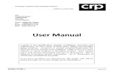 User Manual - Rev 8 Nov 10