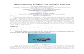 Autonomous Submarine Robotic System