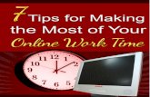 7 Tips for Making the Most of Your Online Work Time