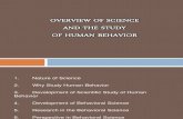 Overview Science and Study of Human Behavior
