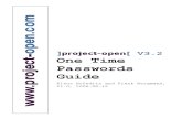 Project Open.one Time Password User Guide.060815