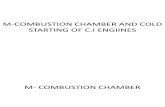 m Combustion Chamber and Cold Starting of c