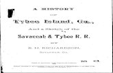 A History of Tybee Island, Ga. and a Sketch of the Savannah & Tybee Railroad Beale H. Richardson