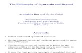 The Philosophy of Ayurveda and BeyondThe Philosophy of Ayurveda and Beyond