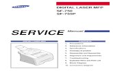 Samsung SF 750 and 755P Service Manual