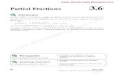 3 6 Partial Fractions