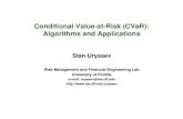 CVaR Algo Et Application