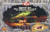 D&D 1.0 9342 Level 2-3 Adventure - Quest for the Silver Sword