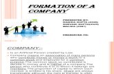 Formation of a Company Act 1956