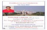 0 1 Power Electronics 6th Chapter Notes by Arunkumar G, Lecturer in STJIT, Ranebennur