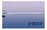 Capstone Project Guidelines 2012