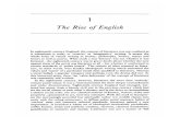The Rise of English