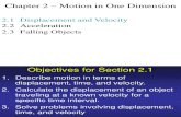 Ch 02 Motion in One Dimension