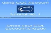 Using Col Account Tutorial 1