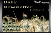 Agri commodity Newsletter By Theequicom 6-December