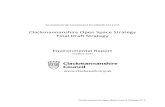 Open Space Strategy Strategic Environmental Assessment Environmental Report