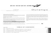 2014 Dodge Durango User Manual